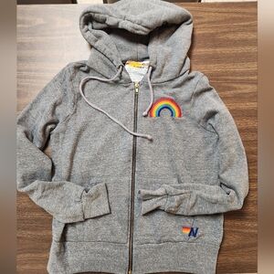 Aviator nation rainbow hoodie sz XS